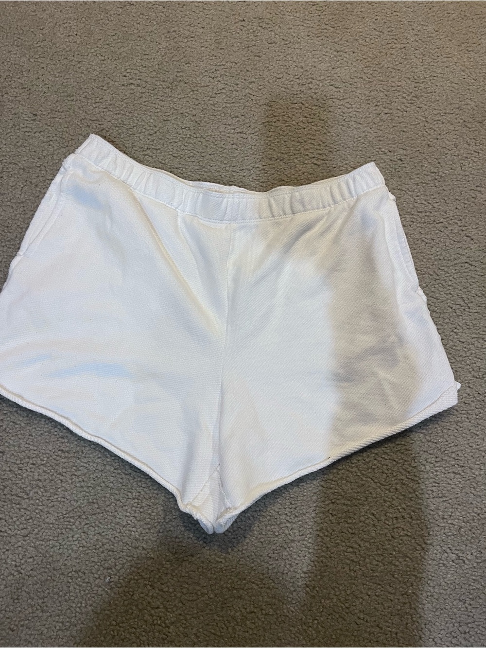 Women's White XL Aerie lounge comfyShorts